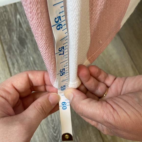 Ces Femme Pink and White Stripe Maxi Dress Small - Picture 4 of 9